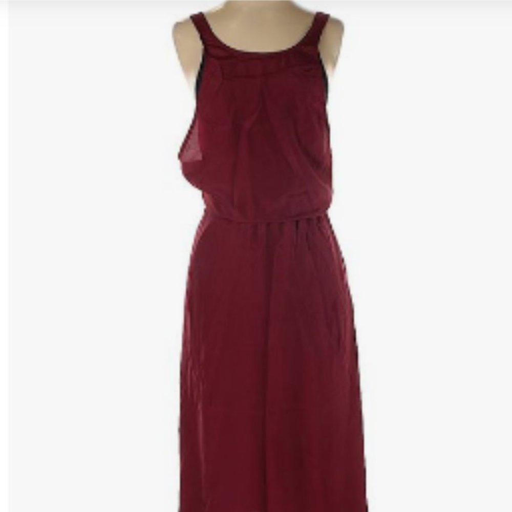 1.State Burgundy Midi Dress XS